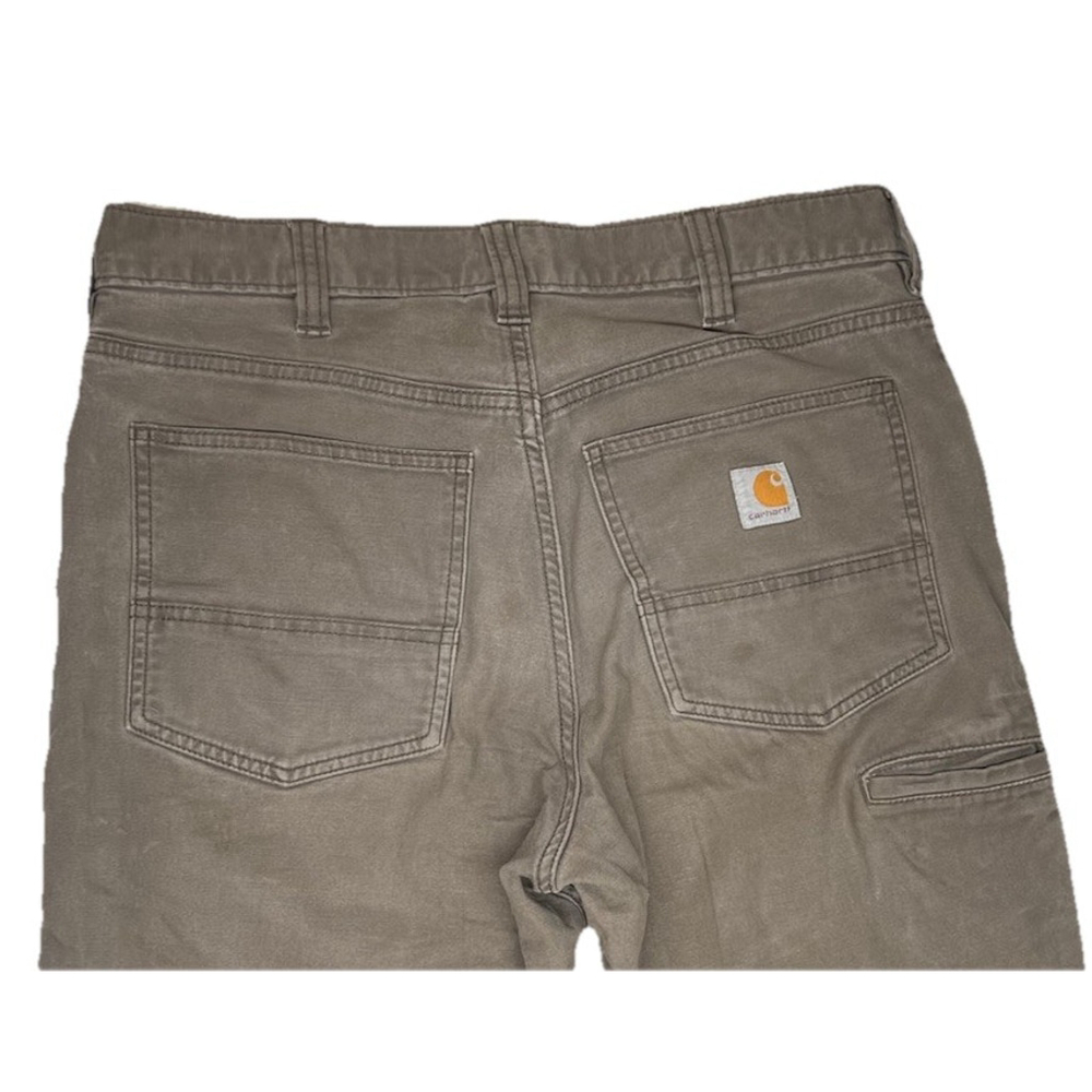 Carhartt Canvas Workwear Pants Men’s 33x32 Relaxed Fit Grey 102517 - Picture 3 of 4